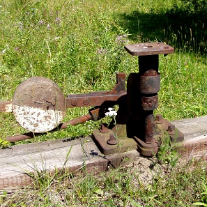 kolejka2006d Bieszczadzka Kolejka Leśna, Mików, dawny plac przeładunkowy, 2006 (foto: P. Szechyński)